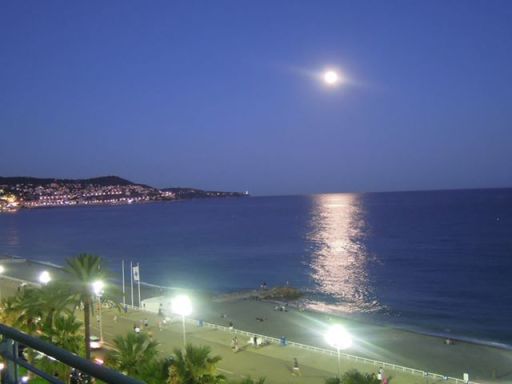 moon over Med in Nice