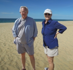 MV - Pat & Lew on beach